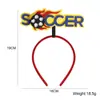 Diadema de Fútbol Nueva de Amazon Decoración para Fiesta Temática de Fútbol Utilería para Animar Suministros para Fans de la Liga de la Copa Europea