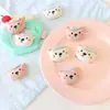 Broche Animal Cabeça de Urso Desenho Animado Fofo Estilo Coreano Boneca Acessórios de Cabelo DIY Suéter Sapato Meia Acessórios