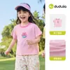 Elige 1 artículo y obtén un 12% de descuento Colección de camisetas Dudu Family Camiseta de manga corta para niños y niñas Ropa de otoño para niños T