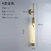 Nova Lâmpada de Parede Chinesa Simples com Haste Longa, Fundo de Mármore Falso, Lâmpada para Corredor de Hotel, Villa, Escritório de Vendas, Hall, Tecido, Ferro