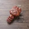 Bolsa Aromática de Sándalo Rojo Zodiacal Peine de Sándalo Masajeador de Piel Peine con Cojín de Aire Peine para Bebé de Un Año Peine Portátil de Dibujos Animados para Niños