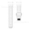 Aplicable a correa de silicona con hebilla inversa ondulada para Samsung watch6/5/4