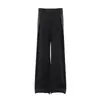 Pantalones Casuales de Pliegues con Caída Estilo Vibe Americano para Hombre, Marca Trendy Diseño Cleanfit, Pantalones Largos Sueltos de Pierna Ancha