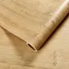 Película para Renovación de Muebles Pegatinas para Armario Pegatinas para Puerta Pegatinas Autoadhesivas para Escritorio con Textura de Madera Papel Tapiz Impermeable a Prueba de Humedad