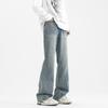 Jeans retos de lavagem pesada, estilo americano, ins, high street, hiphop, artesanato pesado