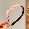 Faixa de Cabelo Xadrez Doce Fofa Personalizada de Fábrica para Crianças Topo Alto Caveira Faixa Não Apertada Presilha de Cabelo para Menina Acessórios de Cabelo