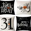 Amazon Halloween Calavera Fantasma Calabaza Serie de Coches Funda de Almohada Sofá Dormitorio Cojín de Asiento Almohada