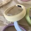 Diadema de Color Dopamina con Esponja de Corona Alta, Diadema de Color Sólido, Pinza para el Cabello para Lavarse la Cara, Accesorio Versátil para el Cabello para Salir