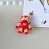 Llavero Dinámico de Dibujos Animados de Pequeño Héroe de Marvel Colgante para Mochila Escolar Colgante de Muñeca de Resina Colgante para Bolso con Corazón de Niña Lote