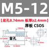 Tornillos Remachables Cónicos de Acero Inoxidable Columna de Tuerca Ciega con Estría Hexagonal Css/Csos-M3M4M5M6 Alta Resistencia