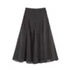 Za Comercio Exterior Transfronterizo Estilo Europeo y Americano Ropa para Mujer Ins Popular Moda Corbata de Moño Lunares Top + Conjunto de Falda Midi