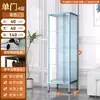 Vitrine para figuras com luzes, com fechadura, para modelos de blind box e brinquedos, armazenamento, porta de vidro transparente, vitrine, garantia de dez anos