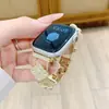 Pulseira de Relógio Corrente de Trevo de Quatro Folhas Adequada para Apple Watch iWatch 12ª Geração 11/10