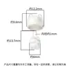 Prata Pura 999 Pingente de Sino Fofo de Esconde-Esconde Pingente de Gato Corda de Mão Trançada de Cristal Colar Acessórios DIY