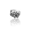 Anillo de calavera fantasma estilo punk retro con apertura ajustable, apto para Europa y América.