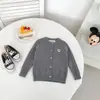 Roupa Infantil Meninas Grandes e Pequenas Bebê Estilo Coreano Suéter com Fio Estilo Ocidental Casual Amor Cardigan de Tricô Jaqueta
