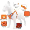 Coleira peitoral estilo colete para cães, para filhotes e cães pequenos, adequada para Bichon, Teddy, Spitz Alemão, coleira de alça única em formato de cachorro