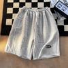 Alfabeto Waffe Pantalones Anchos de Sal para Verano Nuevos Casual Cordón Deportivos Pantalones Rectos Delgados de Longitud Media