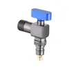 Nuevo grifo de ángulo para lavadora de alto flujo, todo cobre, anticaída, parada automática de agua