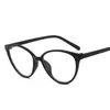 Nuevas Gafas Transparente Estilo Ojo de Gato de Gama Alta, Retro y Elegantes, Luz Azul Antirreflejante Negra, Monturas Ultrafinas de Moda, Monturas Negras al por Mayor