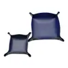 Cesta Decorativa de Almacenamiento de Dulces para Bodas, Bandeja Decorativa, Caja de Frutas para Banquete de Compromiso, Juego de Platos de Frutas Desmontables de Estilo Simple en Cuero Sintético