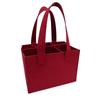 Bolsa de fieltro portátil transfronteriza para vino tinto, bolsa de regalo empresarial para vino, color sólido engrosado, bolsa de fieltro para vino tinto