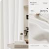 Cortinas Blancas Transparentes Estilo Japonés, Permiten el Paso de la Luz pero No Son Transparentes, Cortinas de Lino para Sala de Estar, Balcón, Dormitorio, Cortinas Transparentes Estilo Madera Natural, Producto Terminado