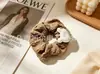 Scrunchie floral em pintura a óleo estilo francês DIY acessório de cabelo fresco e doce estilo coreano. Fábrica de origem para joalherias
