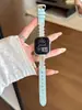 Metal de Cobre con Circonita Floral con Correa de Patrón de Cocodrilo Adecuado para Apple Watch iWatch 12ª Generación 11/10