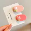 Pinzas para el Cabello de Lunares para Niñas, Pinzas para Flequillo Lateral, Pinzas de Pato para Cabello Suelto, Pasadores Dulces de Moño, Accesorios para el Cabello