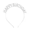 Letras FELIZ CUMPLEAÑOS CUMPLEAÑOS CUMPLEAÑOS CUMPLEAÑOS diadema de fiesta decoración accesorios Reina niña banda para el hombro conjunto de cinturón de etiqueta