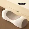 Travesseiro de Trigo Sarraceno Integral para Proteção da Coluna Cervical, Auxílio para Dormir de Adultos, Travesseiro de Tração Anti-Arco Ósseo, Travesseiro Cilíndrico Duro de Suporte para Coluna Cervical