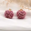 Cuentas de Bolas de Lana de Cordero Sintética de 15 mm Colgante de Bola de Felpa Esponjosa Accesorios para Joyería DIY Accesorios para el Cabello Materiales para Pendientes