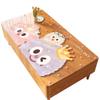 Mesa de Centro de PVC de Dibujos Animados Mantel de Mesa Impermeable y a Prueba de Aceite Desechable Transparente Vidrio Suave Mantel de Mesa de Comedor Lujo Ligero Alfombrilla de Escritorio de Alto Nivel