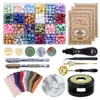 1 Conjunto de Pérolas para Selo de Cera, Conjunto de Carimbos de Selo de Cera com 24 Compartimentos e Pérolas de Cera de Cores Misturadas, Forno Derretedor de Envelopes Correspondente e Pinças