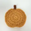 Amazon Transfronterizo Posavasos de Calabaza de Halloween Tejidos a Crochet Hechos a Mano Posavasos para Tazas Antiescaldado de Lana Tejidos a Mano Festival