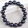 Pulsera de ébano al por mayor de fábrica pulsera de cuentas de ébano cuentas de juego de texto pulsera de ébano sándalo sándalo púrpura joyería para hombres y mujeres