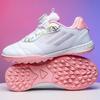 Sapatos de futebol Baixo Preço Atacado Meninos Meninas Meninos Copa do Mundo Unhas Esmagadas Botão Rotativo Alunos da Escola Primária Sapatilha de treinamento