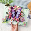 Día del Maestro Mariposa Bronceada Sentido Avanzado Tarjeta de Felicitación Estéreo Tallado en Papel Tarjeta de Mensaje de Bendición Creativa Regalo Amazon Venta al por Mayor