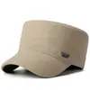 Gorra plana para todas las estaciones para personas de mediana edad y mayores, adecuada para actividades al aire libre y uso casual, una gorra de béisbol elegante y sencilla, un sombrero para el sol para hombres, producto transfronterizo
