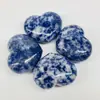 30MM pedra nude amor acessórios para joias DIY decoração pedra natural cristal coração de pêssego fornecimento transfronteiriço atacado