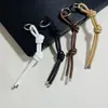 Chaveiro de Personalidade para Carro Enfeites Pendurados Corda de Couro Bolsa de Tempo Pendurada Pequenos Acessórios Pingente de Chaveiro de Couro Tira de Couro Cinto