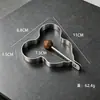 Molde para Freír Huevos Acero Inoxidable 316 Cocina Restaurante Forma de Corazón y Estrella Sartén Antiadherente Freidora de Huevos Herramienta para Freír Huevos