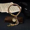 Pulsera Original Tejida a Mano con Nudo Vajra Thangka Ocho Deidades Guardianas Pulsera de Tara Verde Sala de Transmisión en Vivo