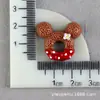 Accesorios de Resina Pegamento Blanco Juguete de Comida Funda para Teléfono Celular Tocado Accesorios para el Cabello DIY Accesorios de Minnie Donut Material de Pinza para Bebé