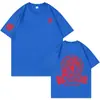 Comercio Exterior Camiseta de Manga Corta para Pareja Pesada Americana Hombre Moda Talla Grande Algodón Verano Holgada Superior Logotipo Imprimible
