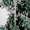 Suministros para Decoración Navideña Barra de Hielo Adornos Colgantes Plástico Transparente Carámbanos Espirales Árbol de Navidad Exhibición de Ventana Colgantes de Cono de Hielo