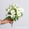 Buquê de Flores Artificiais Flor Persa Simulação Flor Estrela Céu Cheio 10 Cabeças Decoração de Flor Artificial Ornamentos para Arranjo de Flores Margaridas Mesa de Centro da Sala de Estar