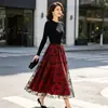 Falda de malla retro de los años 50 para mujer europea y americana de Amazon, el artículo de ropa más vendido de Amazon