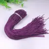 72# Nudo chino tejido a mano anillo de tracción falso colgante DIY pulsera collar anillo de tracción en espiral accesorios de joyería venta al por mayor
